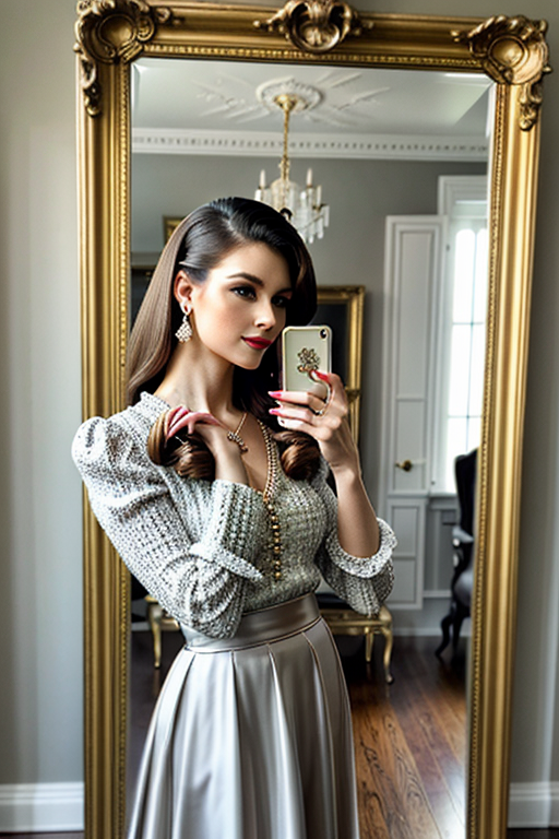 aesthetic mirror selfie girl quotes