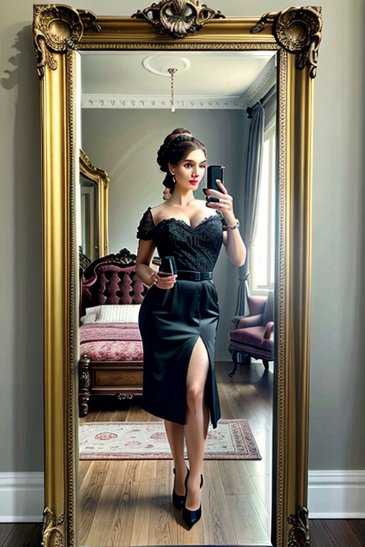 mirror selfie girl images